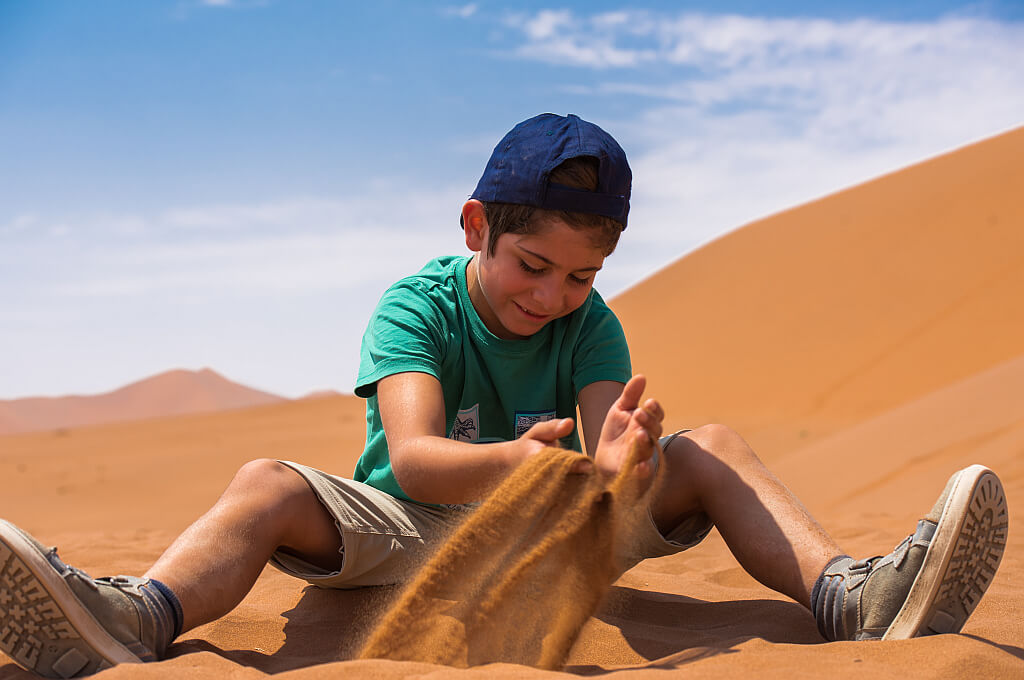 Sossusvlei, nicht nur für Kinder die größte Sandkiste der Welt!